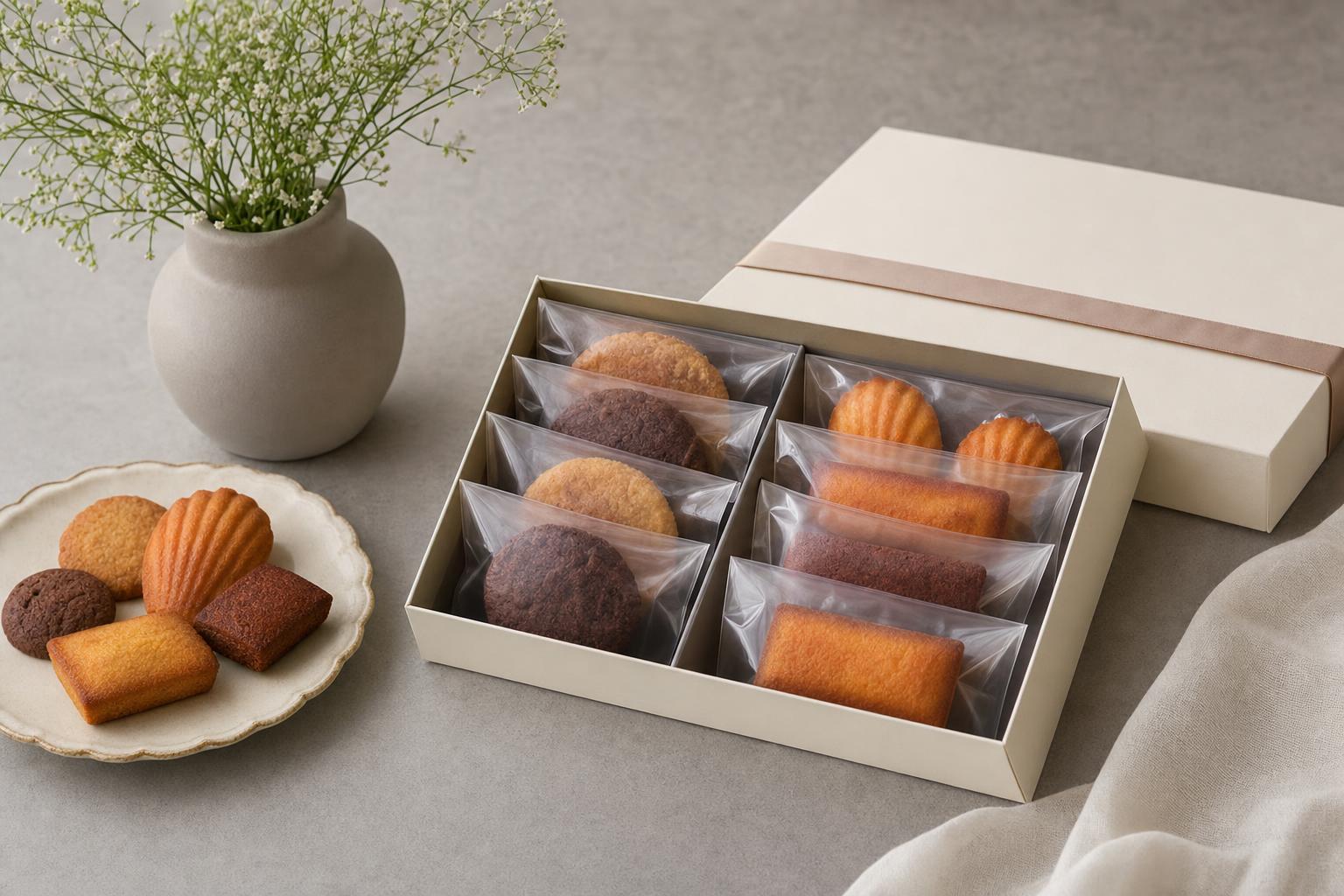 上品で小ぶりな焼き菓子・スイーツの詰め合わせ